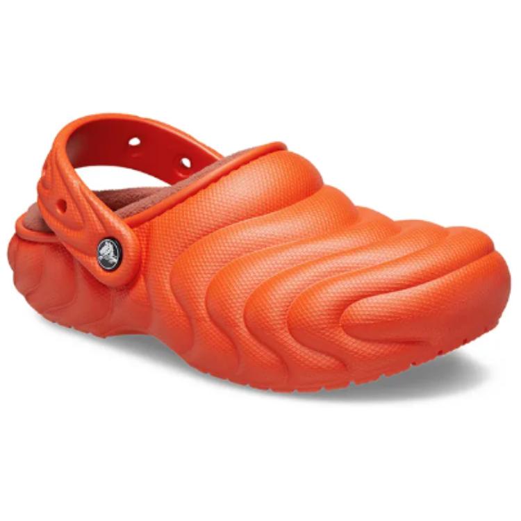 Crocs Classic Overpuff Lined Clog Lava Unisex 210059-84J