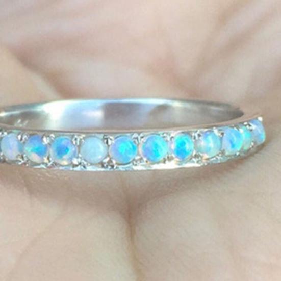 Women Ring Geometric Colored Rhinestones Jewelry Electroplating Appearance Finger Ring for Wedding