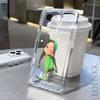 Cartoon Girl Transparent Phone Case For Samsung Galaxy S25 S24Ultra S23 S22 S21 S20 Note10 20 Plus Ultra FE A55 A35 A54 5G Cover