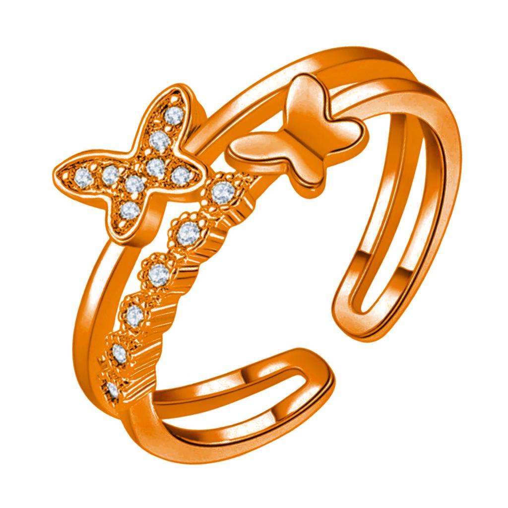 The Only True Love Ring Simple Open Butterfly Ring Trendy Simple Index Finger Tail Ring 