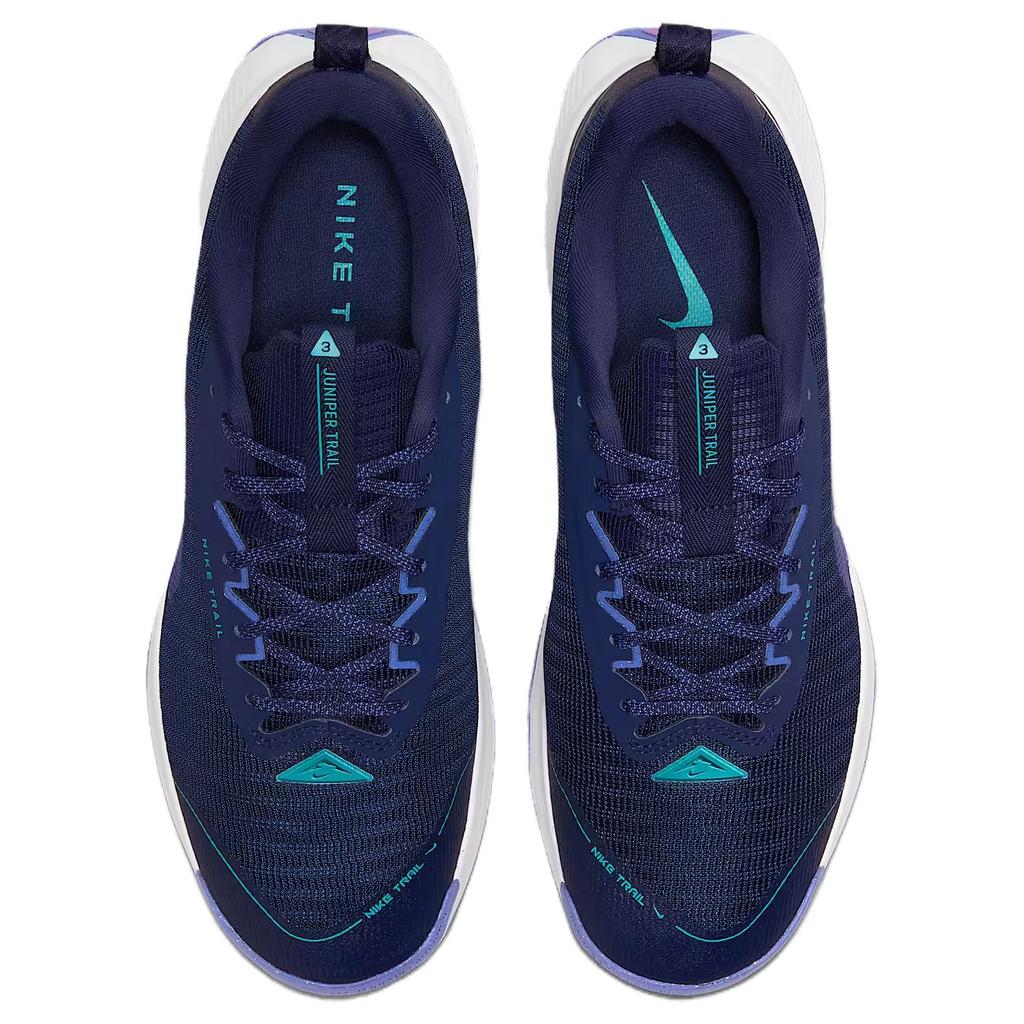 Nike Juniper Trail 3 Mitternachtsblau Herren Sneaker Saphirblau Lebhaftes Lila FQ0904-401