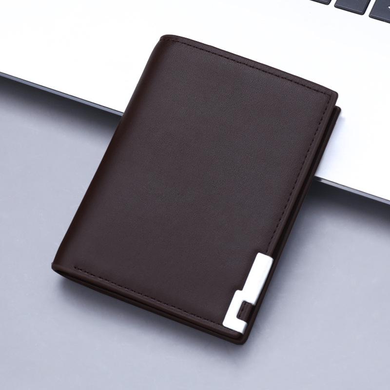 New Korean Style Men's Multifunctional Casual Short Leather Wallet