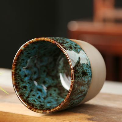 Japanese Style Tea Cup Pottery Vintage Household Office Coffee Mugs Drinkware Milk Breakfast Latte Kung Fu Teacup Drinkware New