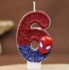 Number Birthday Candles for - Character Design Party Decoration for Celebrations