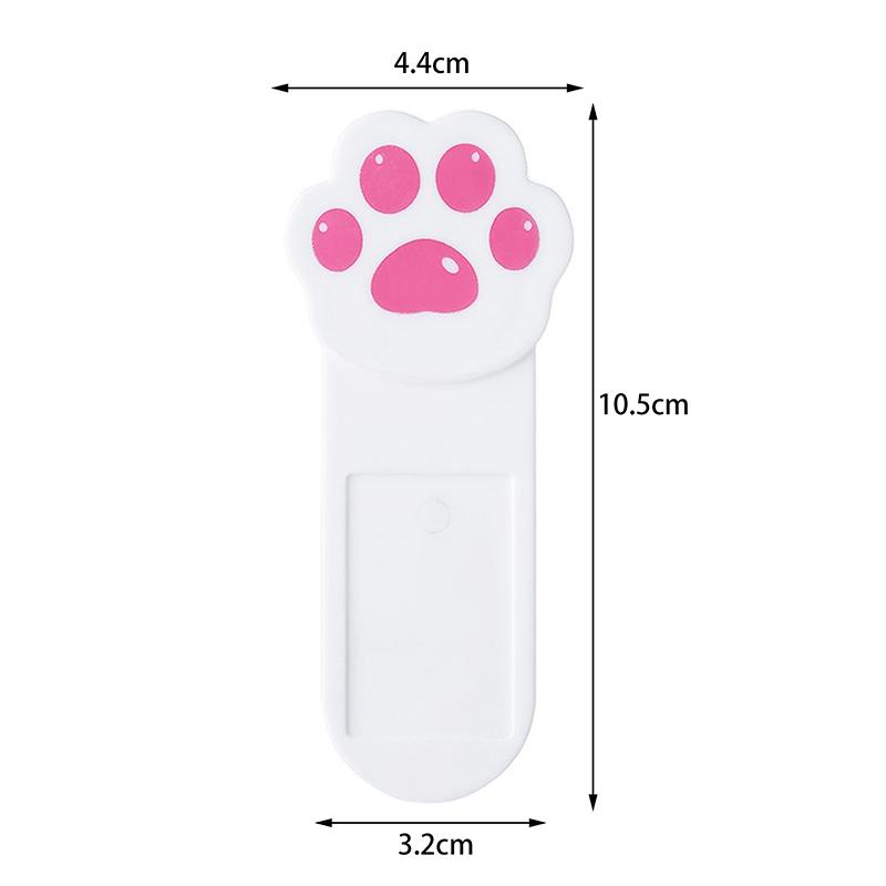 2/4ks Roztomilá kreslená rukojeť na toaletu, Kreativní odstraňovač víka s kočičí tlapkou, Plastový pohodlný odstraňovač vyklápěcího víka