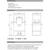 QNDBK2-16 AC 5A 10A 20A 50A 100A Out 4 20mA split core current transducer clamp current sensor 420mA transformer ct transmitter