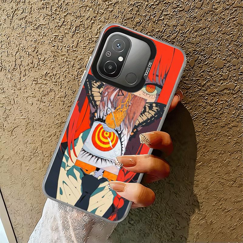 Anime Character Makima CSM Soft Phone Case for Xiaomi Redmi 15C 15 14C 13C 12C Poco X5 X6 X7 Pro X3 F8 F7 Ultra M8 13 12 Cover B