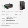 NetLINK HTB-G214-SI-M/SFP Gigabit Managed DIN-Schienen 2F4E Glasfaser-Transceiver