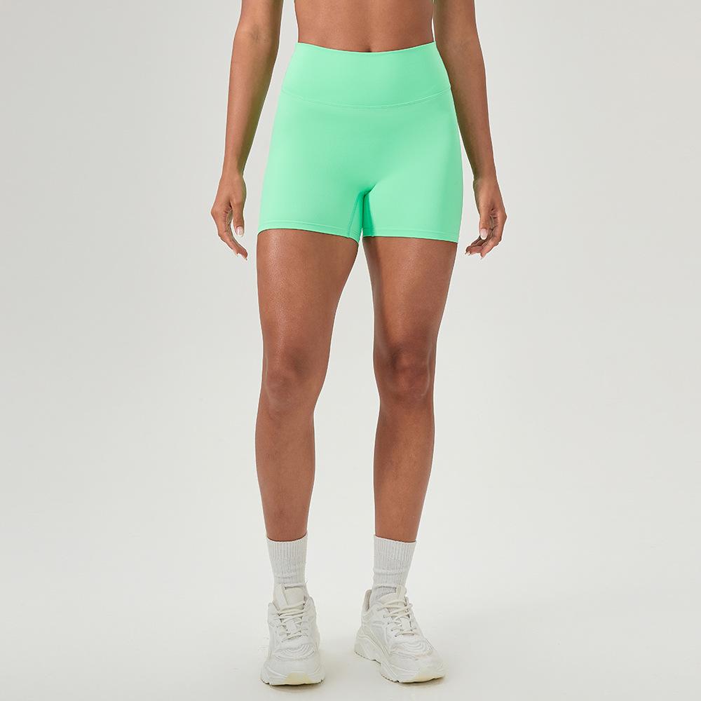 

Новые женские шорты для йоги телесного цвета с принтом и карманами, облегающие, эластичные, быстросохнущие, спортивные и фитнес-шорты XXL зелёный