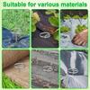 Galvanized G-Type Ground Stakes for Landscape and Tent Use