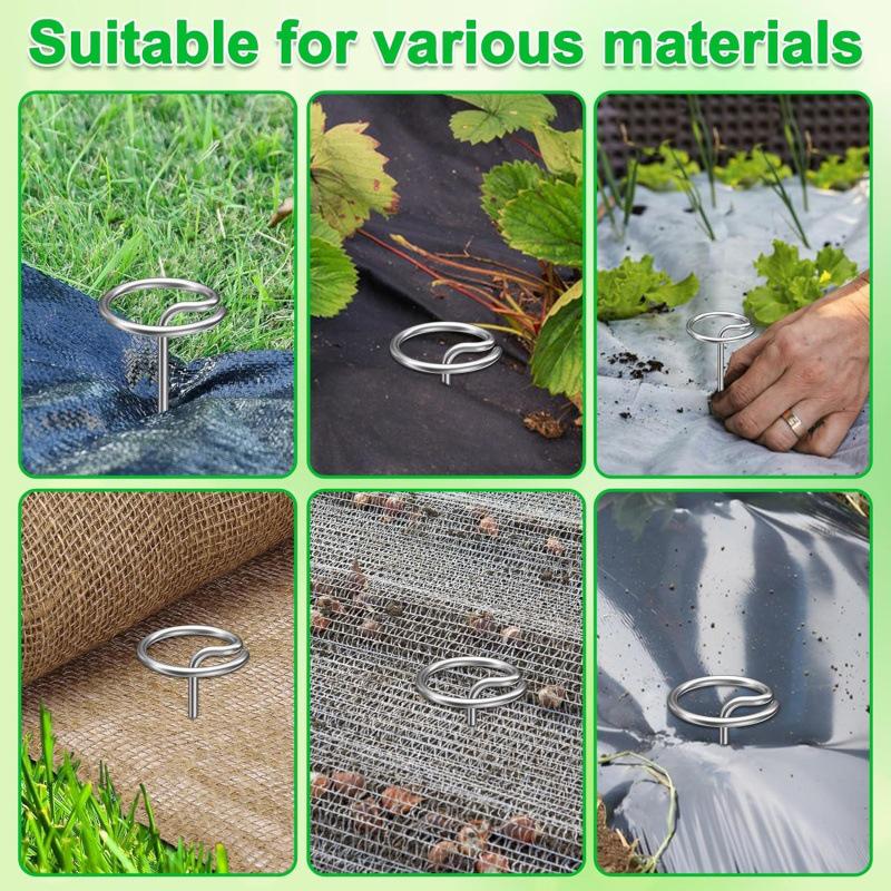 Galvanized G-Type Ground Stakes for Landscape and Tent Use