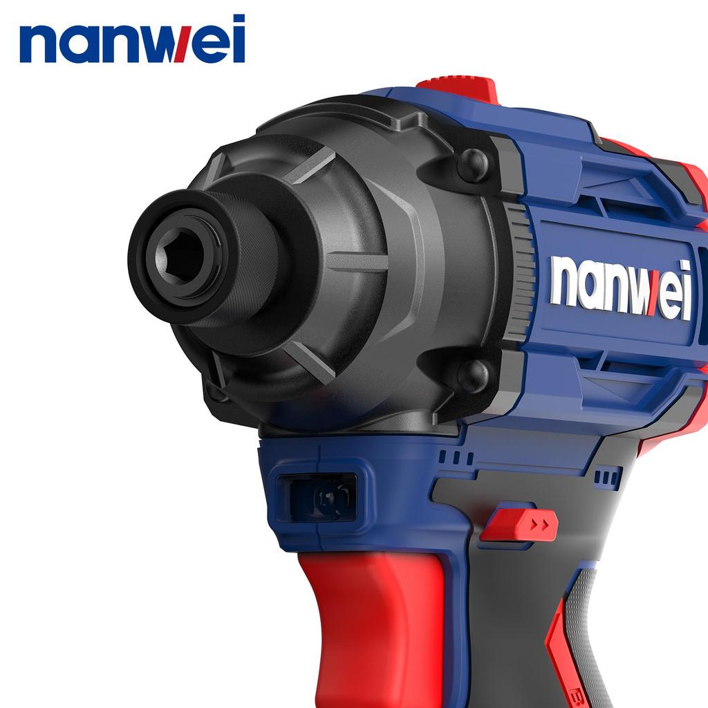 NANWEI 16V Electric Screwdriver 30,I70,140 Nm 3-speed Adjustment, 1/4 Inch, Maximum Speed 3450 Rpm