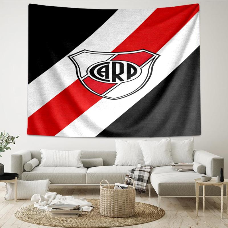 River Plate Emblem Tapestry Hanging for Bedroom,Livingroom, Playroom,Decor Art Room Wall Tapestry Holiday and Birthday Gifts