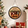 Wooden Christmas LED Hanging Ornament Decor Window Door Tree Festival Display