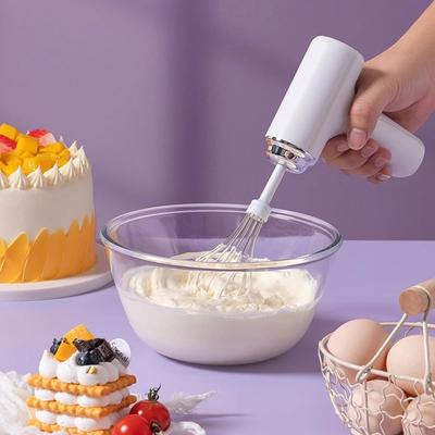 Wireless Electric Egg Mixer Portable Whisk Food Blender 3 Speeds Egg Beater Baking Cake Cream Milk Frother Kitchen Christmas