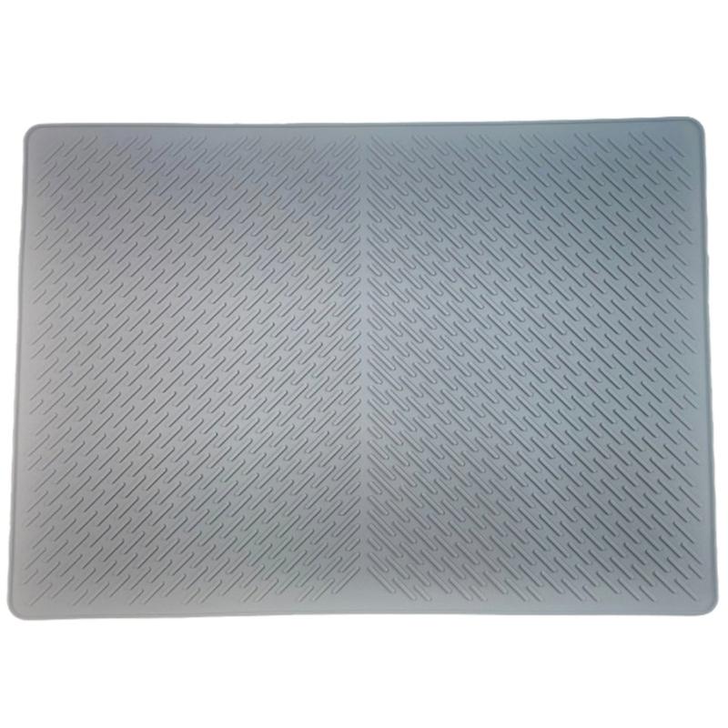 

Large Silicone Cats Litter Catcher Mat Treats Feeding Mat Nonslip Dog Bowl Mat Waterproof Dog Bowl Pad for Food Water 1