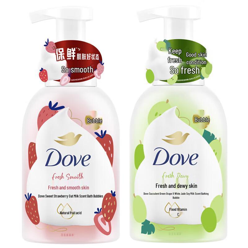 

Dove Fruit Milk Moisturizing Shower Foam Duo Pack