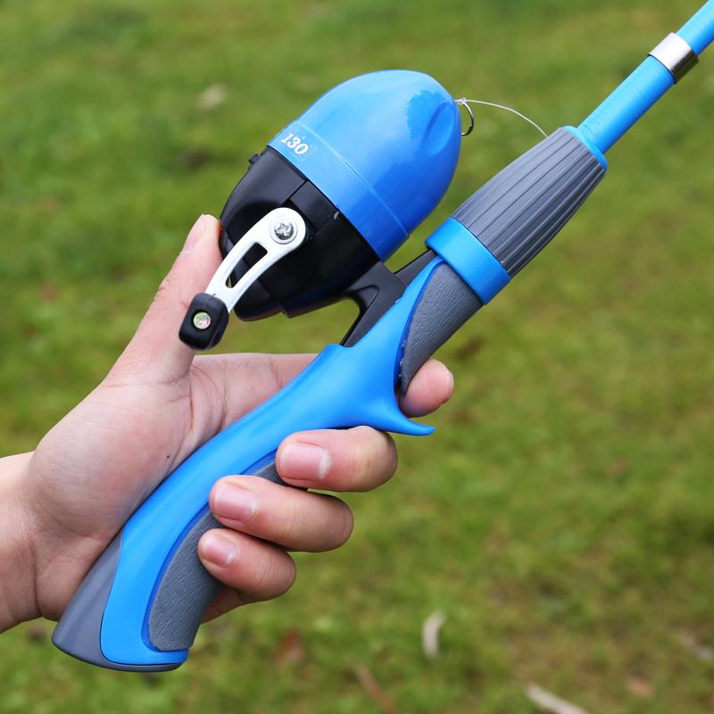 Fishing Set Fishing Rod Protable Mini Telescopic Fishing Reel for Kid Parents Ice Fishing Tackle Set