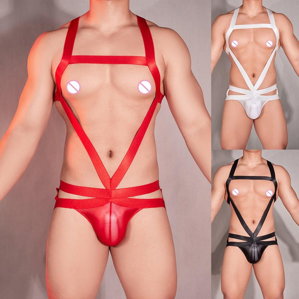 Harness Underwear Jockstrap Jumpsuits Leotard Male