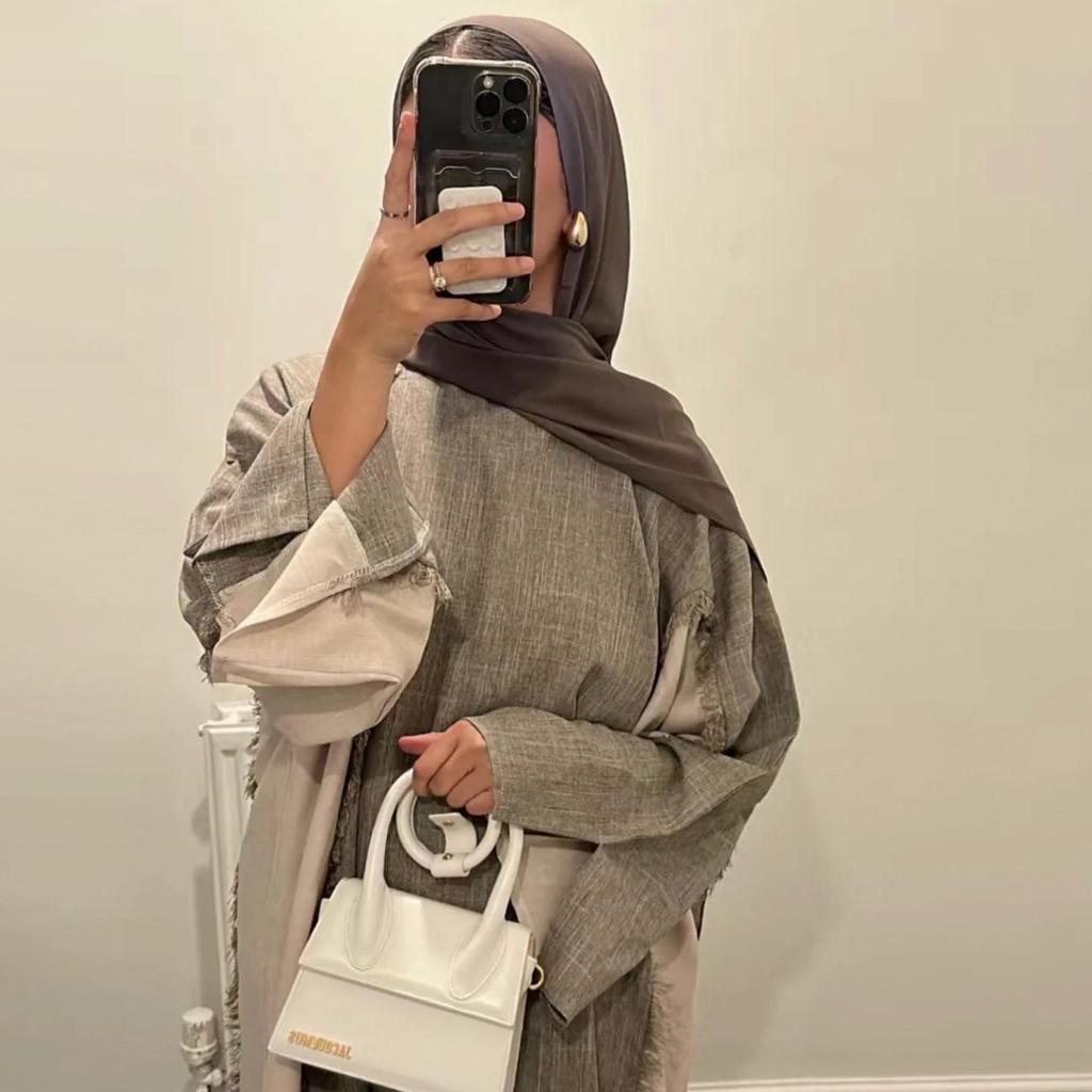 Loriya Fashion Patchwork Dubai-Türkei Elegant Robe LR897+LR898