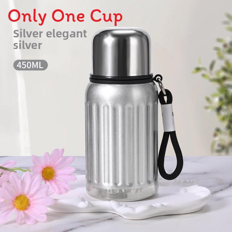 Roman Little Chubby Insulated Mug With Tea Strainer For Outdoor Travel And Gift Giving