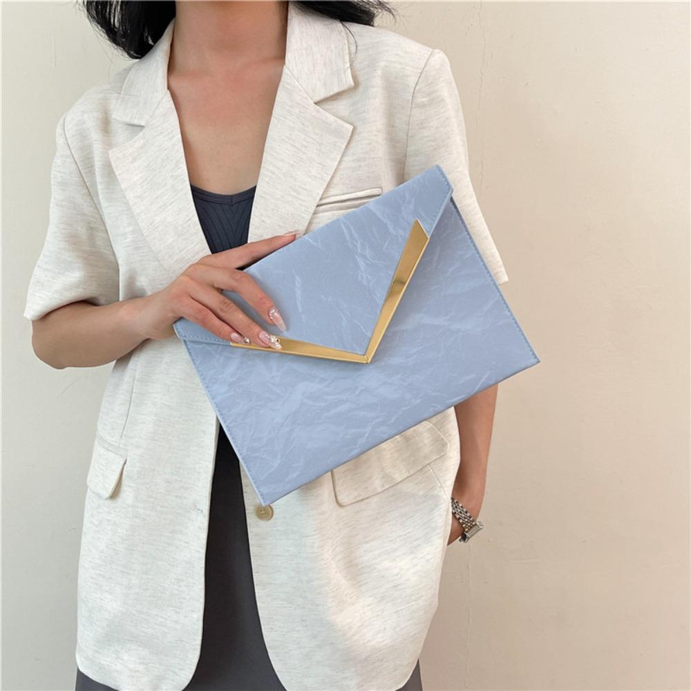 

Мягкая вечерняя сумочка из искусственной кожи, сумка для мобильного телефона, переносная сумка-конверт для девочек розовый