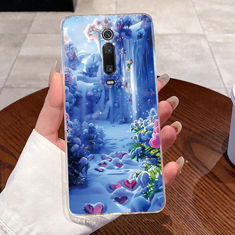 Casing For Xiaomi Mi 9T Pro Mi9T Fundas For Poco F2 / Redmi K20 Pro Clear Silicone Soft TPU Back Cover Cute Cat Protective Case