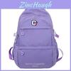 School Bag For Middle And High School Students Nylon With Zipper Closure And Multiple Compartments