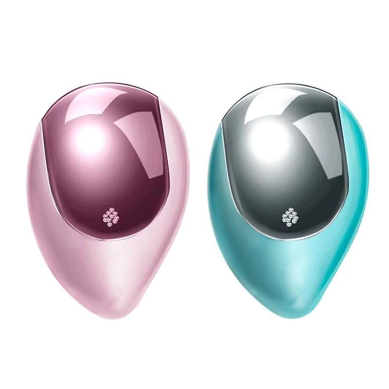 

Чарівні портативні електричні іонні гребінці для волосся Електричні масажні гребінці Міні-іонний вібраційний масажер для голови зелений