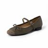 Kara Linshan 33-42 Large Size Shoes 2025 Ballet Flats Soft-soled Lambskin Dance Shoes Mary Jane Shoes