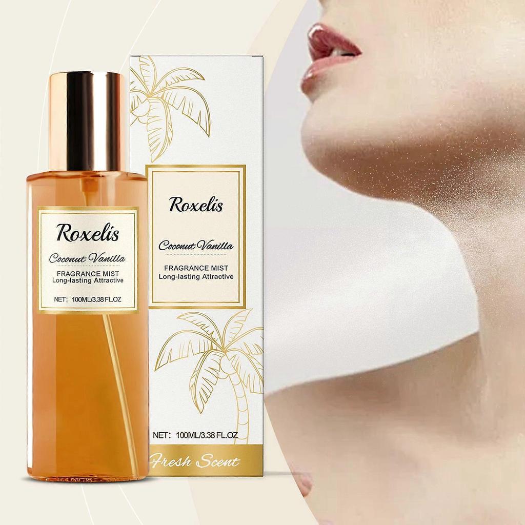 Roxelis Kokos Vanille Romantischer Körperduft Frisch Elegant Natürlicher Duft Täglich Praktisch Nischen Duft Eau De Toilette