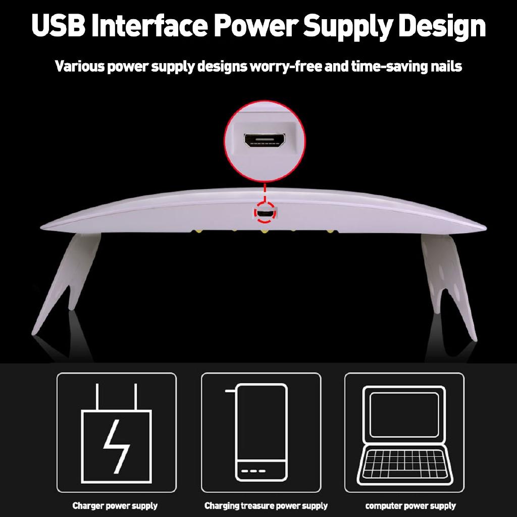 24W Faltbar 15LED Nail Lamp Salon Nail Dryer UV LED Lamp Nail Art Fashionable Beauty Curing Light