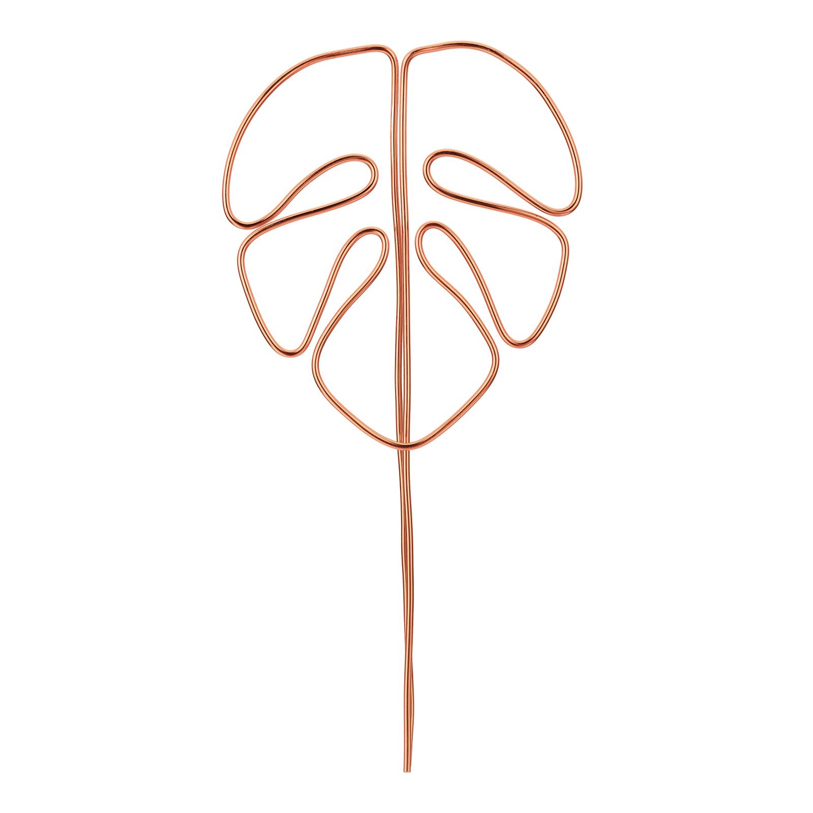 

Plant Support Holder Corrosion Resistant Cute Leaf Shaped Plant Cages and Supports Suitable for Climbing Flowers