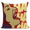 American Anime Pop Art Printing Cushion Cover Home Sofa Decor Pillowcase Car Seat Decorative Pillow Case Capa Almofada