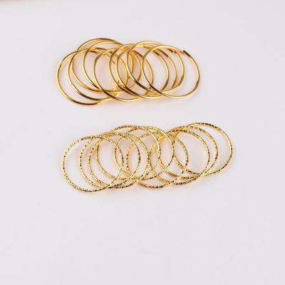 30MM geprägte Ringe: DIY handgefertigtes Schmuckzubehör
