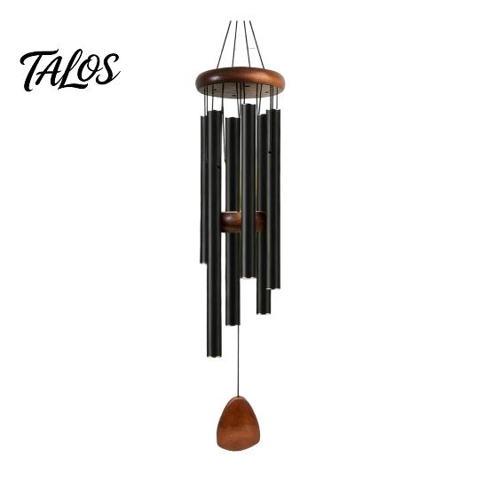 Metal Wind Chime with 6 Aluminum Tubes, Garden Hanging Chimes, Weather Resistant Wind Chimes for Outdoor Garden Patio Decoration