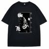Anime Gojou Satoru Jujutsu Kaisen Print Tops Loose Short Sleeves Harajuku Man Clothes Summer Sport T Shirt Casual Tees