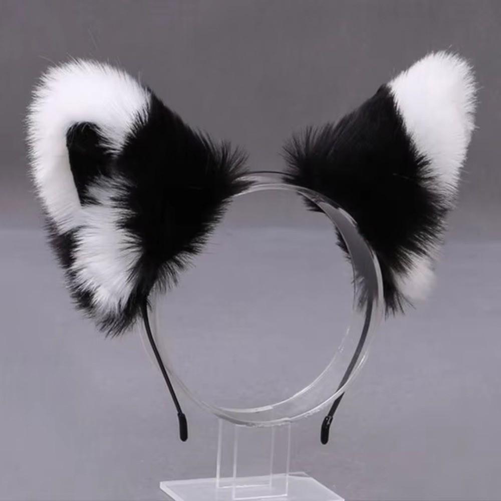 Lolita Plush Hair Band Anime Furry Cosplay Headwear Fashion Cat Ears Headband Girls