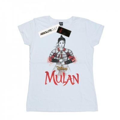 Womens/Ladies Mulan Movie Sword Pose Cotton T-Shirt
