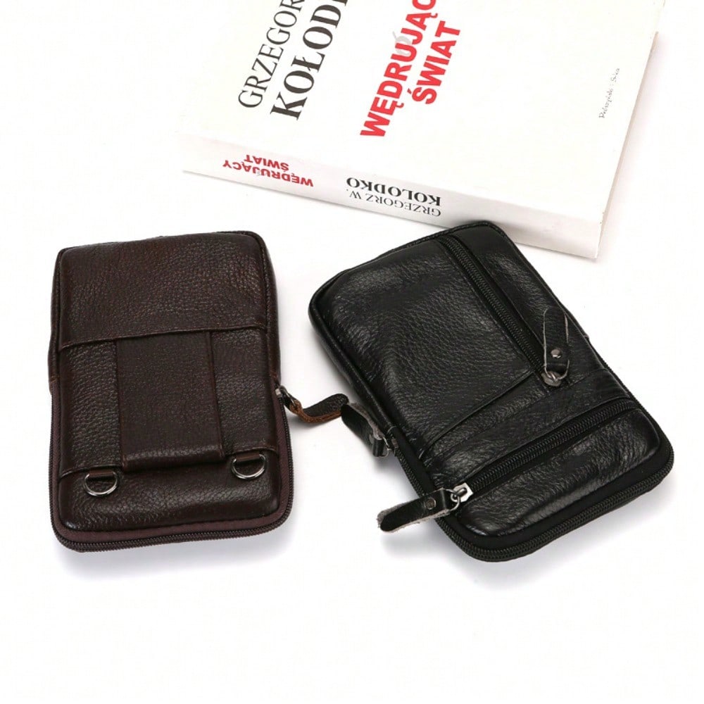 New Mobile Phone Fanny Pack Outdoor Shoulder Messenger Bag Hand-held Passport Document Fashion Bag