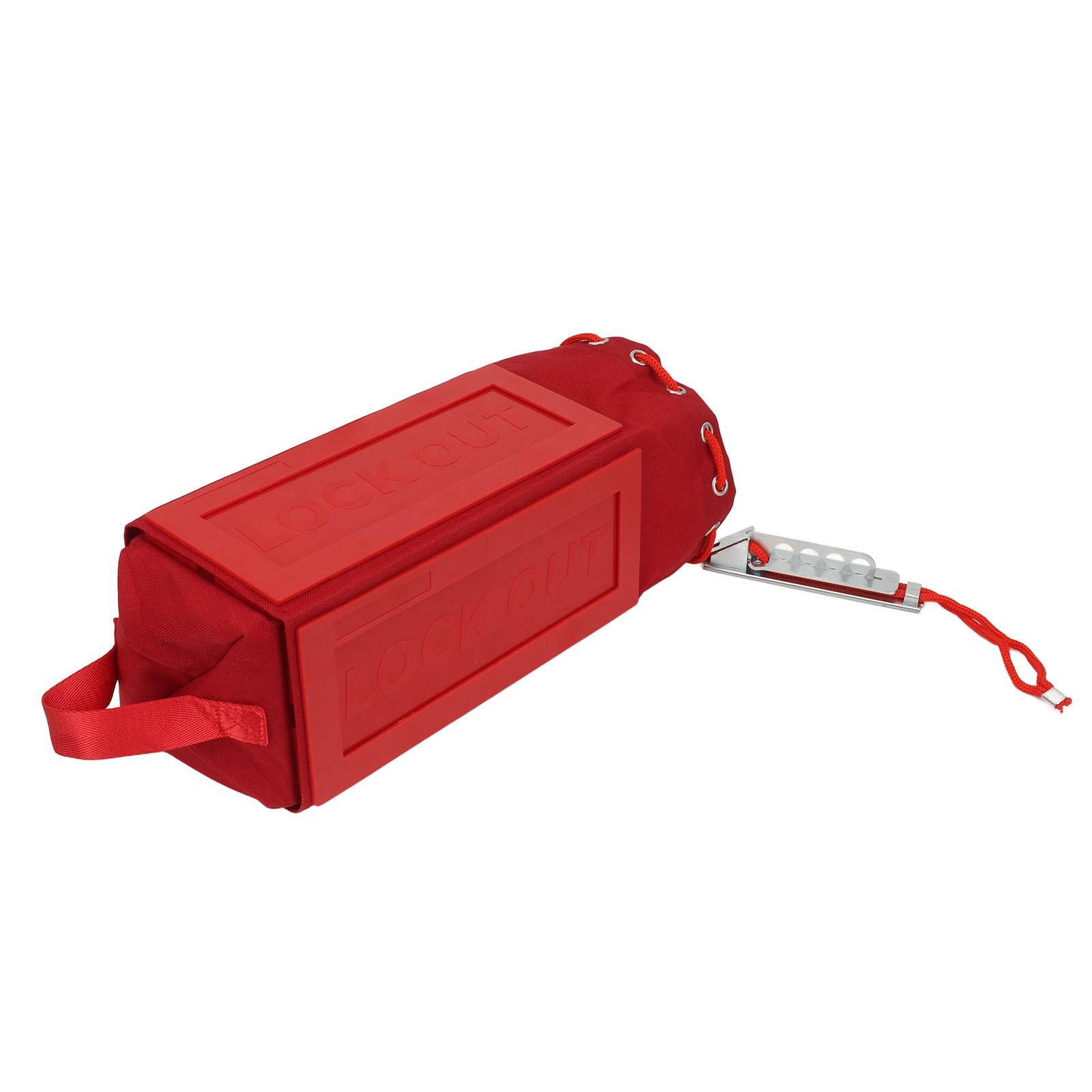 

BD D75 Pendant Control Safety Cover Foldable Lockout Tagout Oversized Plug Hoist Control Cover Tear Resistant Lockout