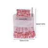 Popular Doll Bed With Flower Pattern Detachable Pillows And Sleeping Bag For Plush Dolls 17cm Plush Figure Doll Display