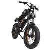 JKING FXH-002 All-Terrain Electric Bicycle 48V15.6Ah Battery 500W Motor 40KM Range 120KG Load 20 Inch Fat Tires E-Mountain Bike