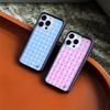 Wildblume süß Polka Dot Liebe kariert Handyhülle iPhone Für 17 13 Pro 14 15 Pro 14plus 16promax 12 17 Pro WF Acryl Rückseite