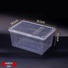 Transparent Multi-Size Handheld Pet Breeding Box and Tank for Turtles, Goldfish, and Hamsters