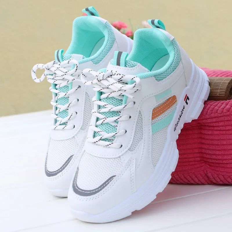 Dad Shoes Girl 2025 New Spring and Summer Trend Shoes Korean Edition Breathable Mesh Student Sneakers Versatile Casual Little White Shoes