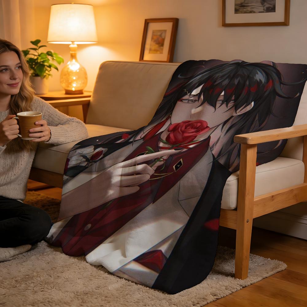 

Throw High-Density Short Plush Blanket For Sofa Nap Air-Conditioned Room Soft Skin-Friendly Vox Akuma 75x90cm