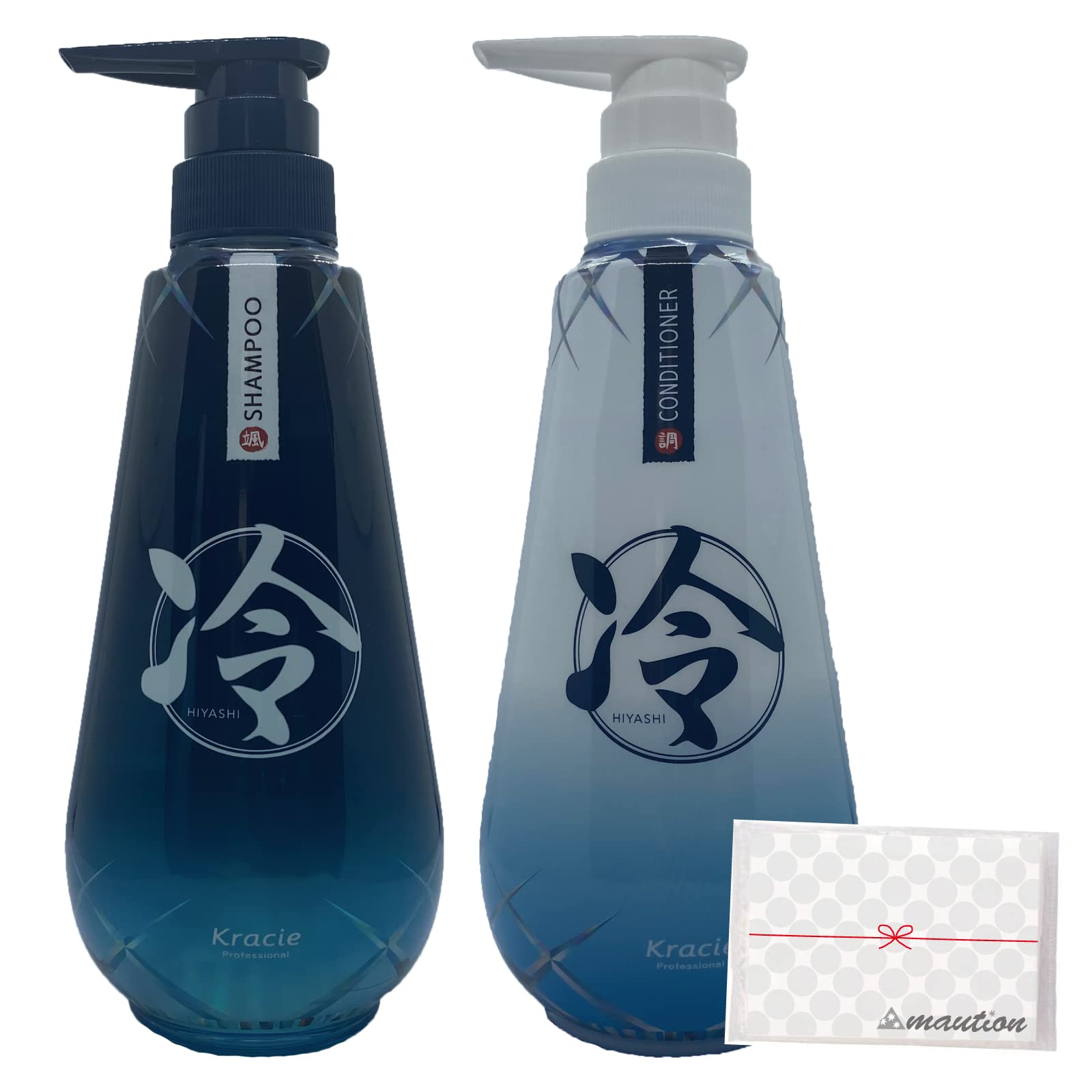 

[Восстановленный продукт] Kracie холодный шампунь 500 мл + кондиционер 460 г + бесплатный подарок в комплекте бутылка