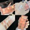 New Eye Shadow Matte Pearlescent Earth Color European and American Makeup Cement Color Eye Shadow Palette Ins