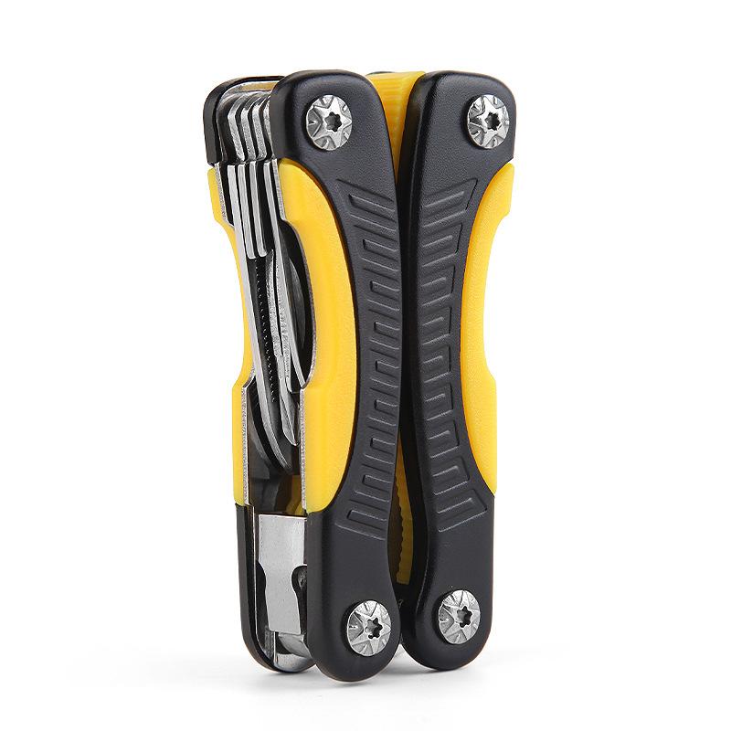 

Многофункциональные складные плоскогубцы из нержавеющей стали для улицы, портативные многоцелевые комбинированные плоскогубцы, портативный многофункциональный инструмент чёрный